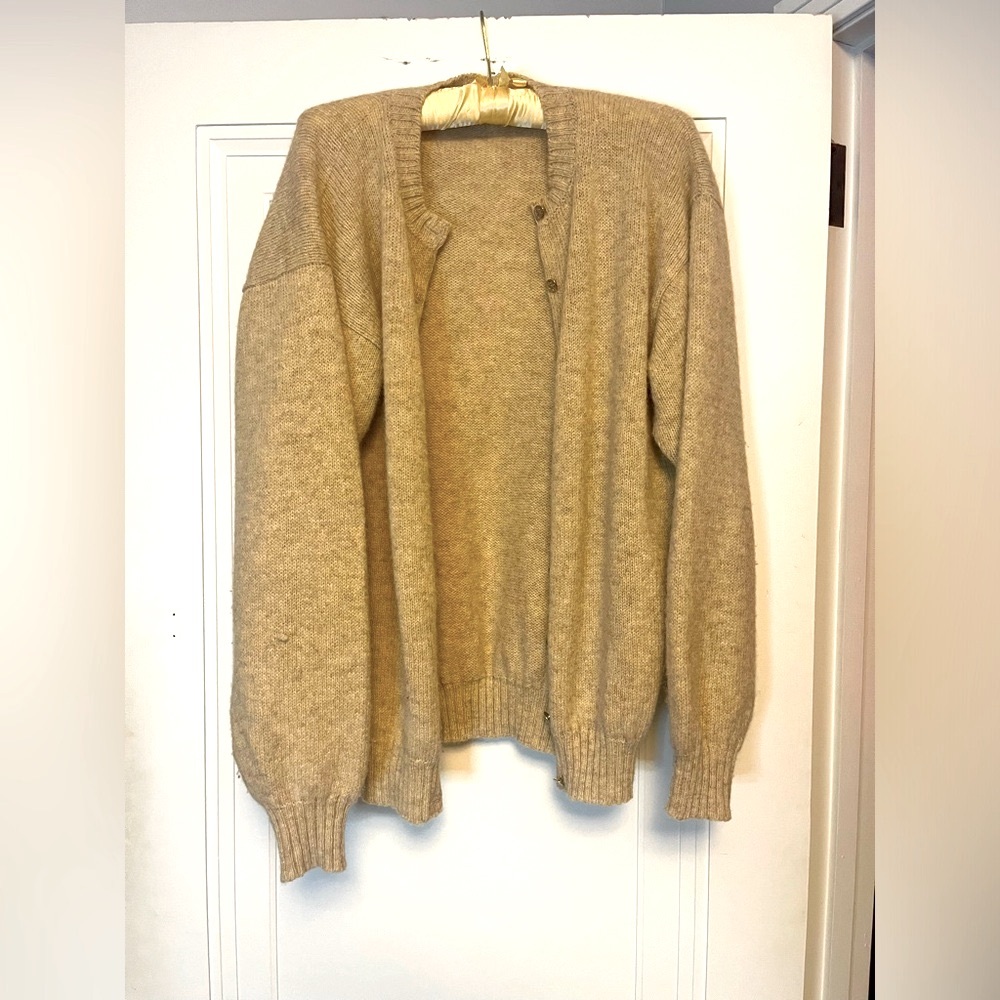 True Vintage 1950s wool sweater - made in Scotland
